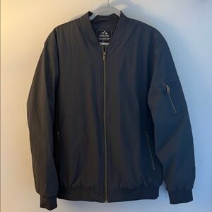 Men's Charcoal Bomber Jacket